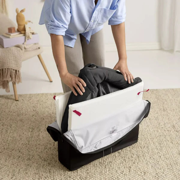 Travel Crib Light Bundle With Fitted Sheet by BabyBjorn at $349.99! Shop now at Nestled by Snuggle Bugz for Gear.