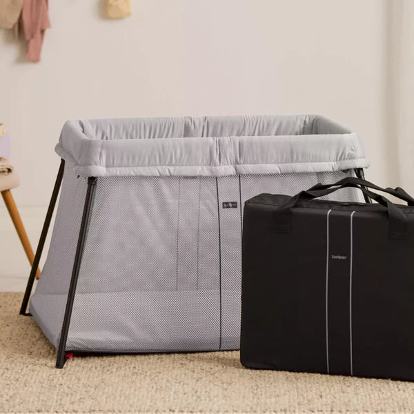 Travel Crib Light Bundle With Fitted Sheet by BabyBjorn at $349.99! Shop now at Nestled by Snuggle Bugz for Gear.