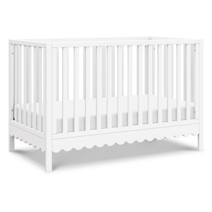 Sammy Scallop 4-in-1 Convertible Crib by DaVinci at $499! Shop now at Nestled by Snuggle Bugz for Nursery & Décor.