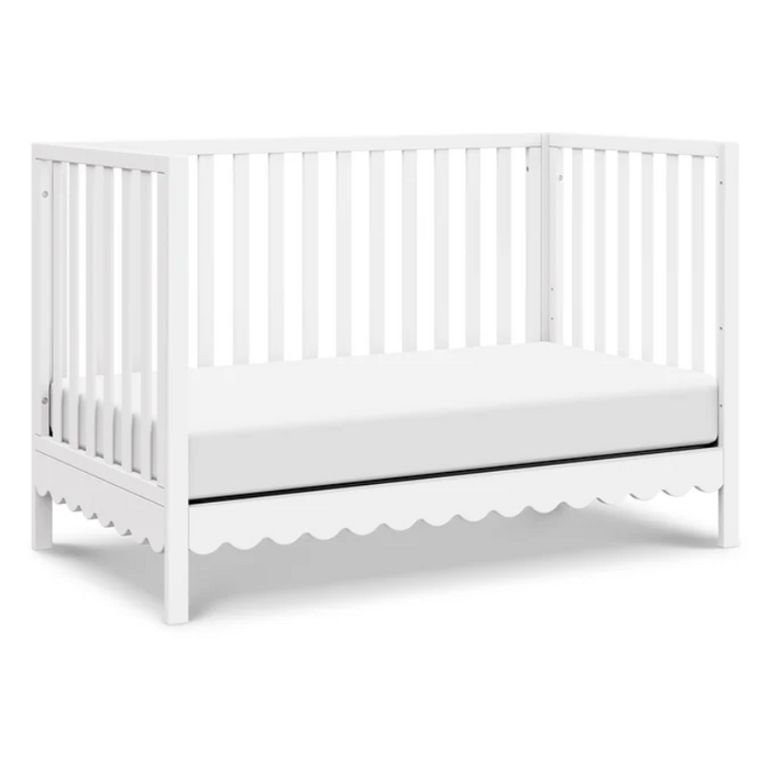 Sammy Scallop 4-in-1 Convertible Crib by DaVinci at $499! Shop now at Nestled by Snuggle Bugz for Nursery & Décor.