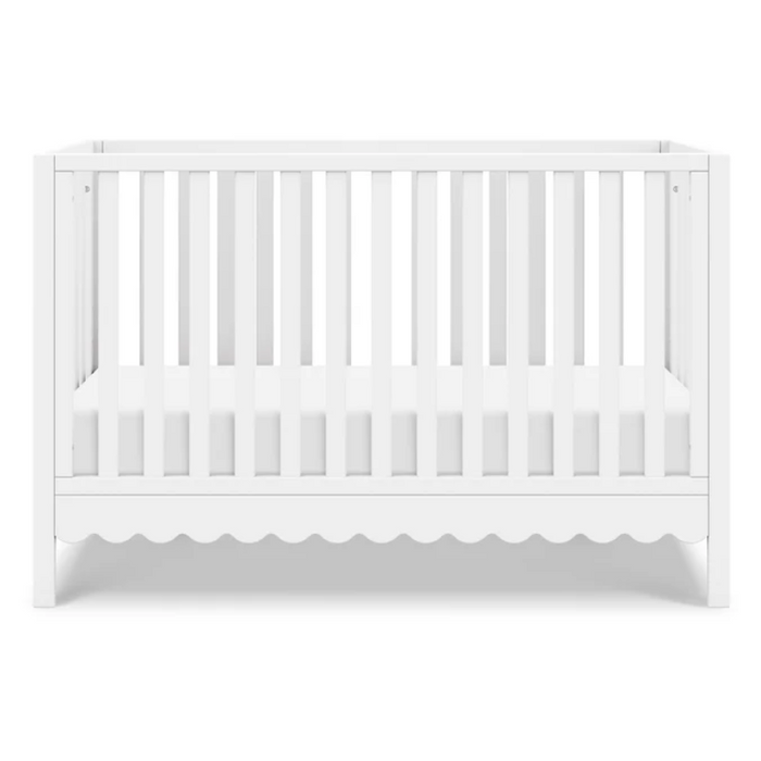 Sammy Scallop 4-in-1 Convertible Crib by DaVinci at $499! Shop now at Nestled by Snuggle Bugz for Nursery & Décor.