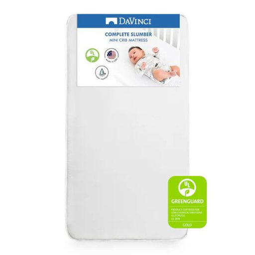 Complete Slumber Mini Crib Mattress by DaVinci at $109! Shop now at Nestled by Snuggle Bugz for Nursery & Décor.