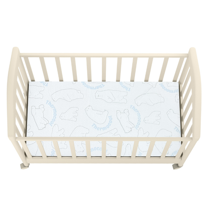 OOPS ThermoCool Crib Mattress Protector by Simmons at $31.99! Shop now at Nestled by Snuggle Bugz for Nursery & Décor.