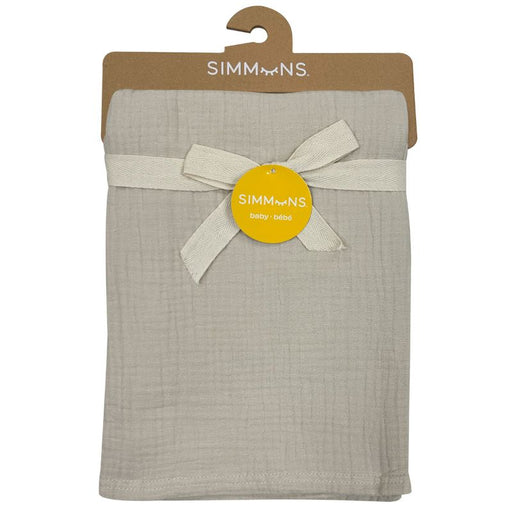 Deluxe 4-Ply Muslin Blanket by Simmons at $29.99! Shop now at Nestled by Snuggle Bugz for Nursery & Décor.