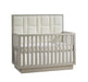 Como 5-in-1 Convertible Crib with Upholstered Panel by Natart Juvenile at $1499! Shop now at Nestled by Snuggle Bugz for Cribs.