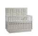 Como 5-in-1 Convertible Crib with Upholstered Panel by Natart Juvenile at $1499! Shop now at Nestled by Snuggle Bugz for Cribs.