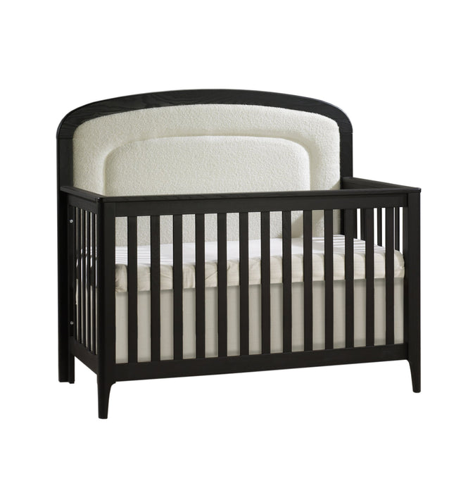 Palo 5-in-1 Upholstered Convertible Crib by Natart Juvenile at $1499! Shop now at Nestled by Snuggle Bugz for Cribs.