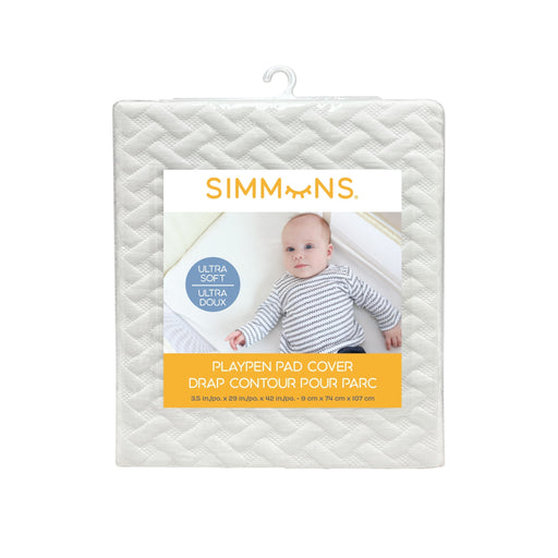 Playpen Pad Cover by Simmons at $29.99! Shop now at Nestled by Snuggle Bugz for Nursery & Décor.