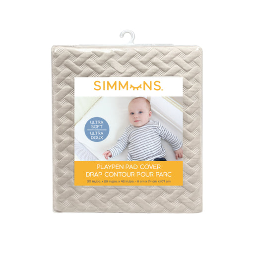 Playpen Pad Cover by Simmons at $23.99! Shop now at Nestled by Snuggle Bugz for Nursery & Décor.