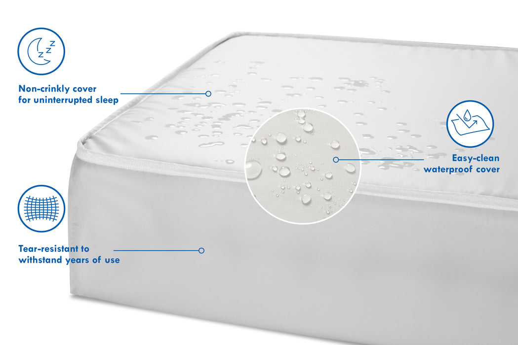 davinci complete slumber waterproof mini crib mattress