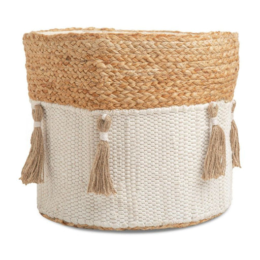 Ezra Cotton + Jute Storage Bin by Crane at $67.99! Shop now at Nestled by Snuggle Bugz for Nursery & Décor.