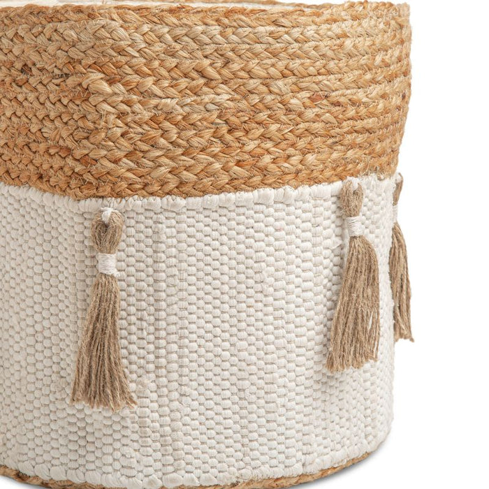 Ezra Cotton + Jute Storage Bin by Crane at $67.99! Shop now at Nestled by Snuggle Bugz for Nursery & Décor.