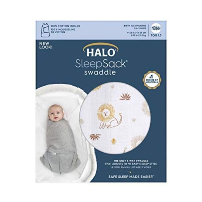 Cotton Swaddle Sleepsack 1.5 Tog by HALO at $34.99! Shop now at Nestled by Snuggle Bugz for Nursery & Decor.