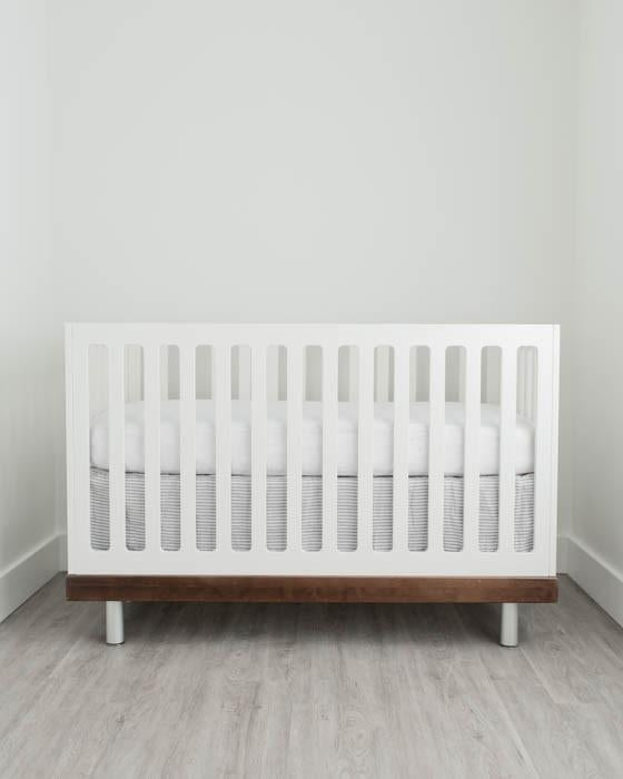 Cotton Muslin Crib Skirt by Little Unicorn at $31.88! Shop now at Nestled by Snuggle Bugz for Nursery & Décor.