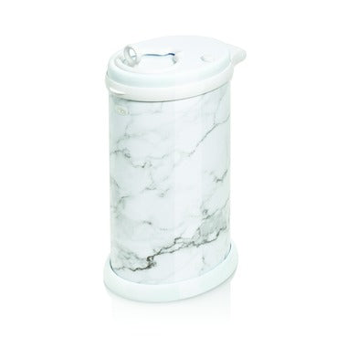 Steel Diaper Pail by Ubbi at $126.99! Shop now at Nestled by Snuggle Bugz for Diapering.