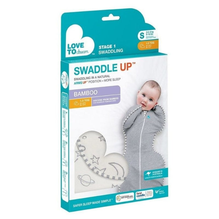 Swaddle UP Silky-Lux 1.0 TOG Sleep Sack by Love to Dream at $54.99! Shop now at Nestled by Snuggle Bugz for Nursery & Decor.